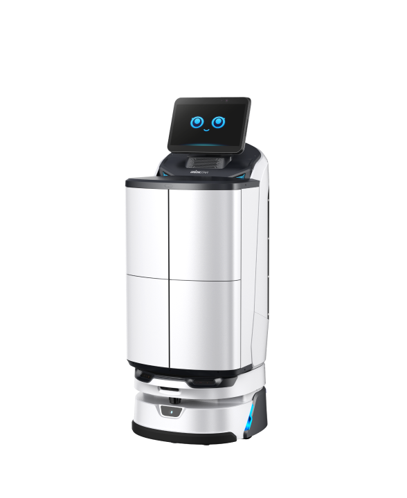 LuckiBot Pro Autodoor Robot de livraison sécurisée avec IA