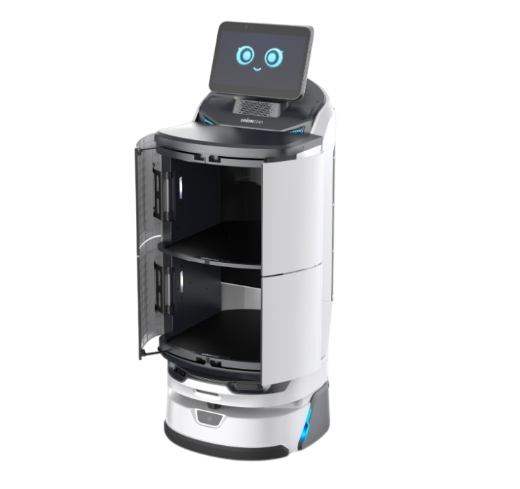 LuckiBot Pro Autodoor Robot de livraison sécurisée avec IA