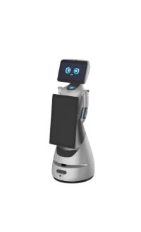 Robot retail GreetingBot AD avec agent IA